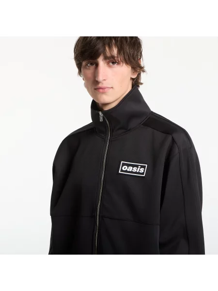 Jachetă PLEASURES Forever Track Jacket Black M negru