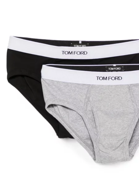 Chiloți multipac Tom Ford cu autograf negru
