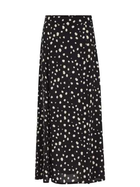 WE Fashion Fustă negru alb
