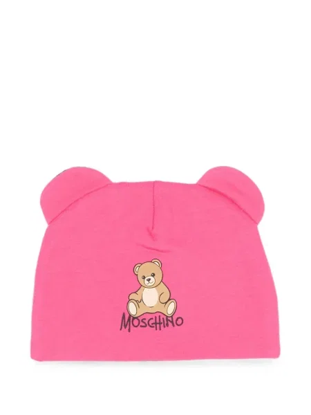 Czapka dziecięca Moschino różowa