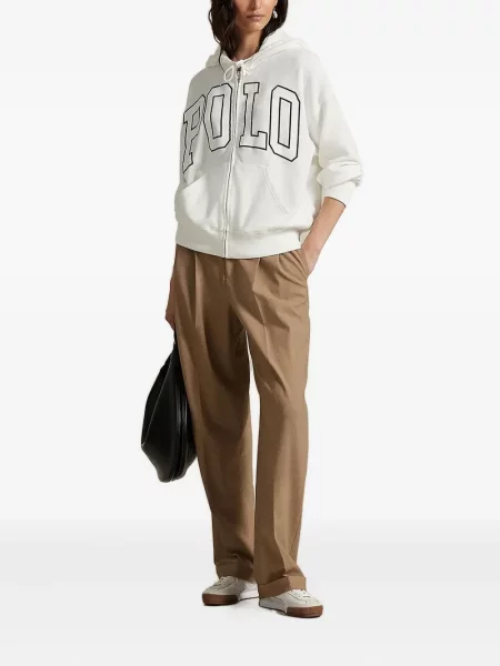Șapcă Polo Ralph Lauren în carouri din țesătură twill cu imagine alb