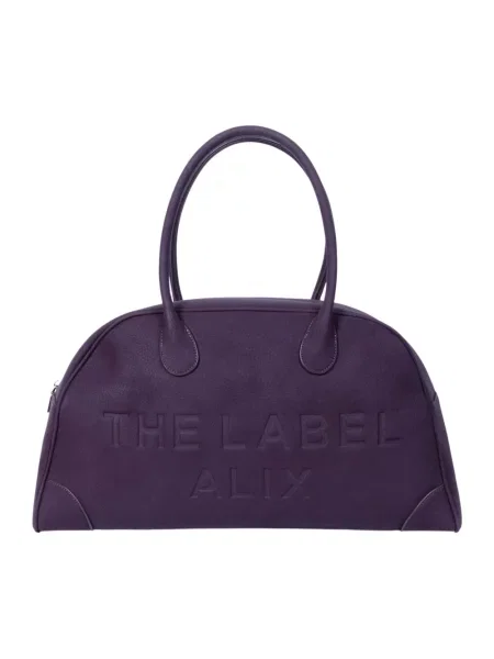 Torebka Alix The Label skórzana fioletowa