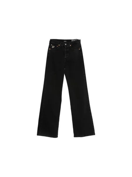 Jeansy straight leg Lois czarne