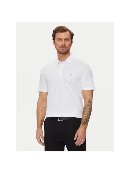Boss Polo majica C-Parris 01 Regular Fit bela