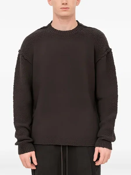 Pulover The Viridi-anne cu decolteu rotund negru