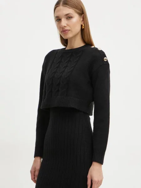 Morgan rochie si pulover RMNATE mini mulata RMNATE negru