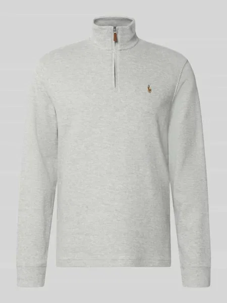 Bluza ze stójką Polo Ralph Lauren szara