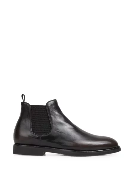 Botine chelsea Officine Creative din piele maro