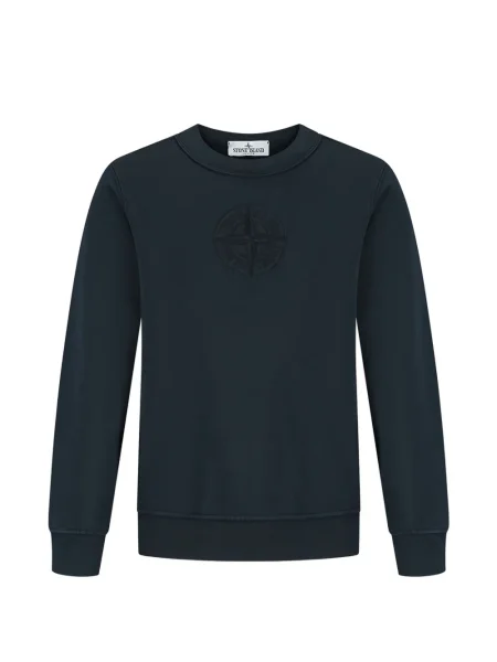 Bluza nierozpinana dziecięca Stone Island niebieska