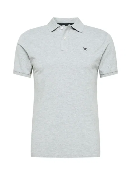 Hackett London Tričko melír šedý