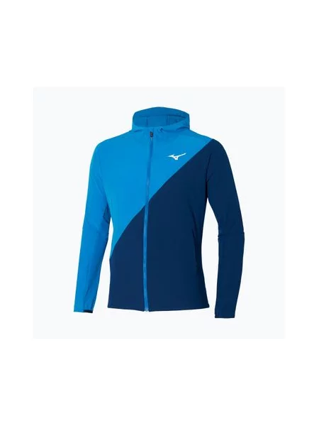 Куртка тенісна Mizuno Mugen Hooded Jacket estate blue синя