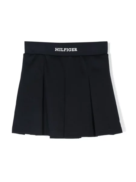 Spódnica mini dziecięca Tommy Hilfiger niebieska