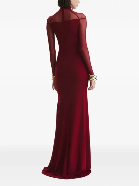 Lung rochie maxi 2310 Studio plasă roșu