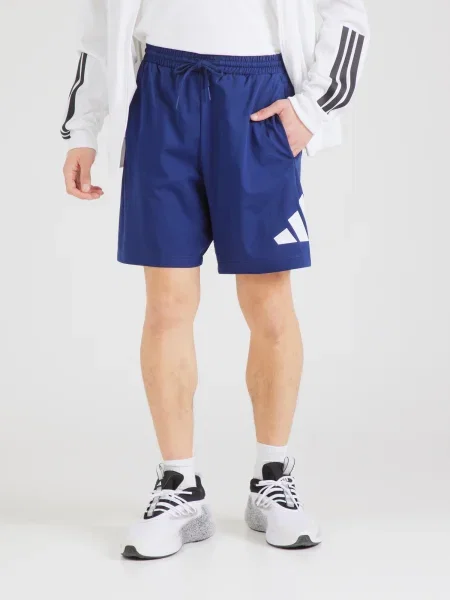 ADIDAS SPORTSWEAR Pantaloni sport albastru închis alb