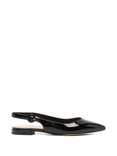 Balerini Julie Dee cu cataramă cu bretele negru