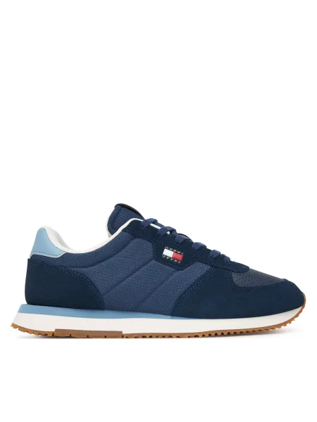 Laisvalaikio batai Tommy Jeans Tj Runner Flag Mix Tamsiai mėlyna