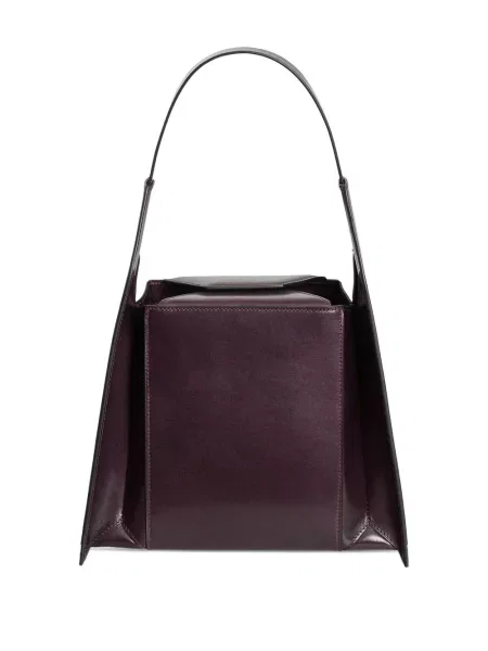 Geanta de piele Merryl Tielman din piele violet
