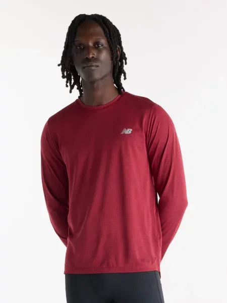 Лонгслів New Balance перероблений червоний