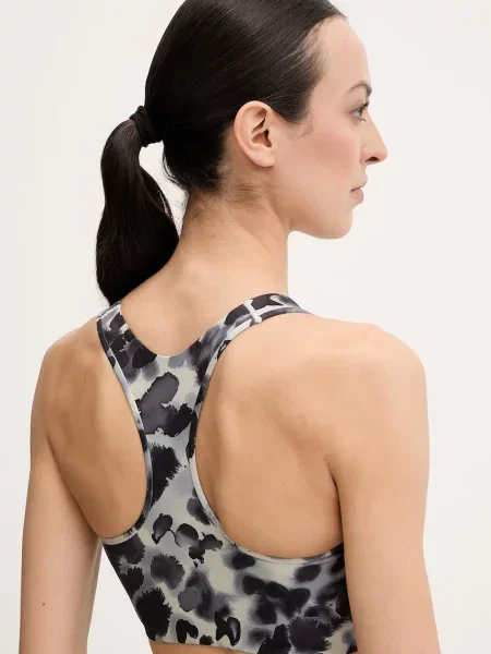Sportovní podprsenka adidas by Stella McCartney šedá