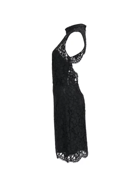 Rochie Sandro din dantelă negru
