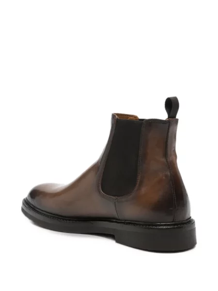 Botine chelsea Officine Creative maro