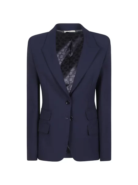 Sacou Elisabetta Franchi cu rever albastru