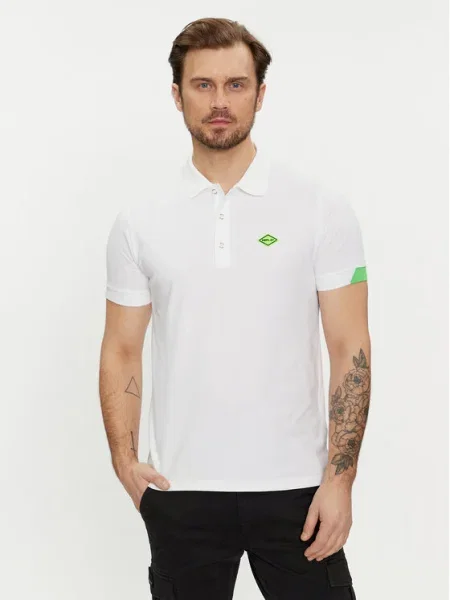 Replay Tricou polo Écru