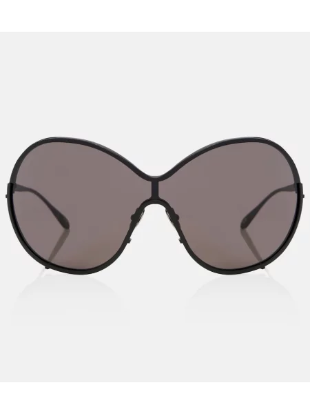 Ochelari de soare Alaïa cu autograf negru