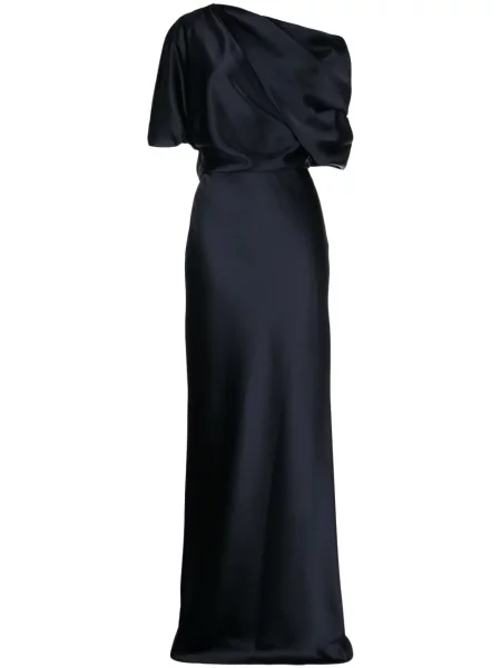 Rochie Amsale drapată albastru