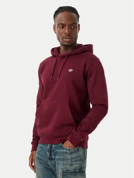 ADIDAS ORIGINALS Sweater majica Trefoil Essentials bordo