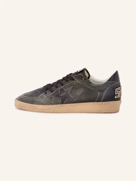 Golden Goose Tenisky Ball Star tmavě zelená černá