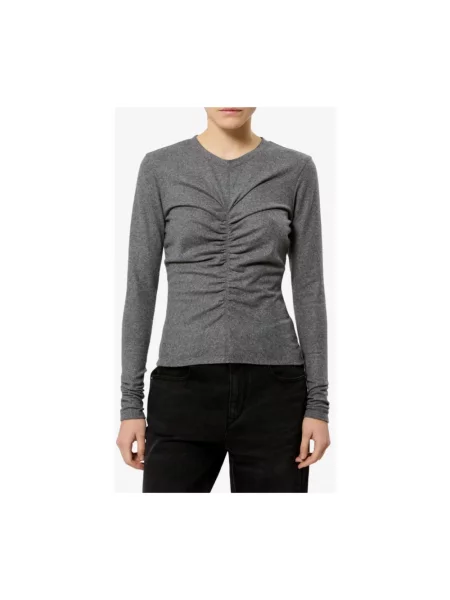 Top Isabel Marant wełniany szary