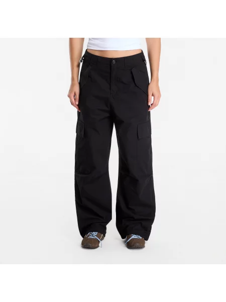 Παντελόνια Carhartt WIP Osborn Cargo Pant UNISEX Black Garment Dyed XS μαύρο