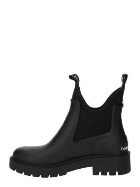 Calvin Klein Cizme de cauciuc negru alb