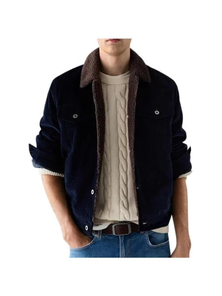 Geacă de blugi Pepe Jeans albastru