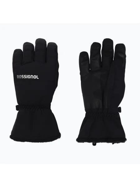 Mănuși de schi damă Rossignol Perfy G black negru