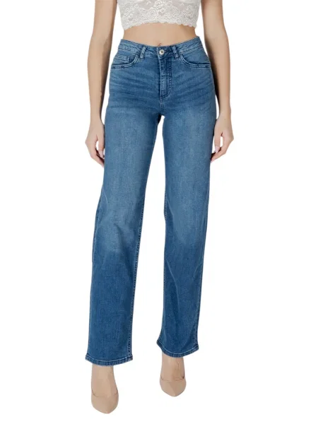 Proste jeansy Ichi niebieskie