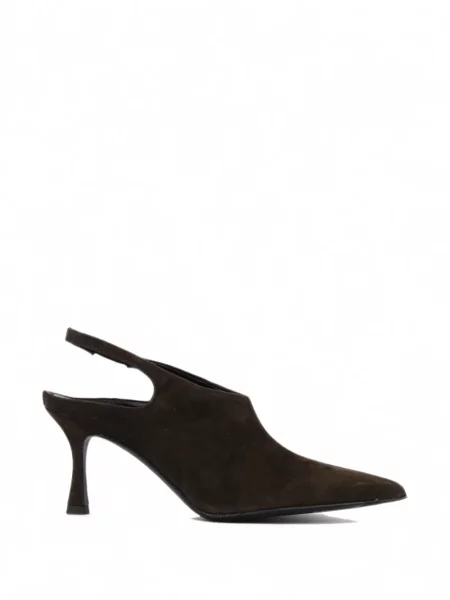 Pantofi cu toc Paul Warmer slingback maro