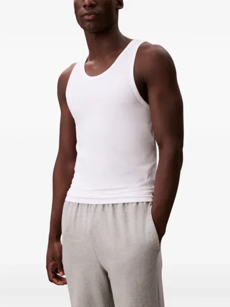 Piżama Calvin Klein biała