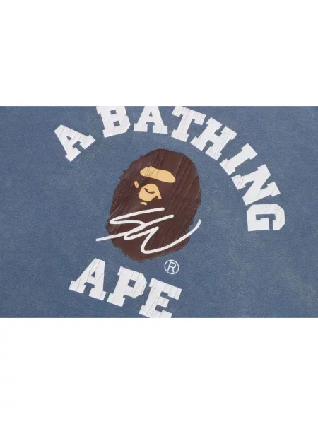 Koszulka A Bathing Ape® niebieska