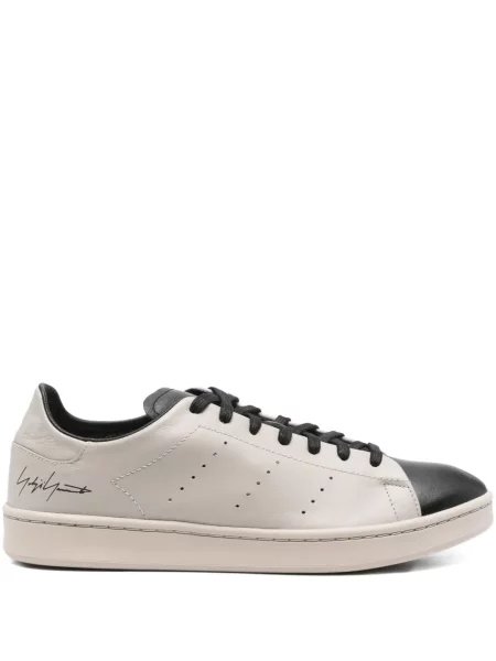 Sneakerși Y-3 din piele gri