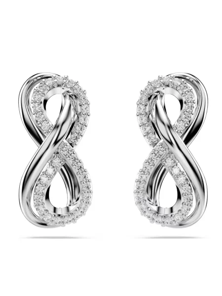 Kolczyki Swarovski szare