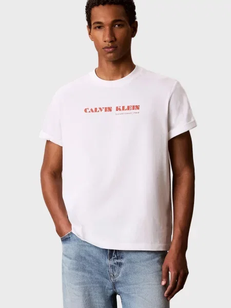 Футболка Calvin Klein Jeans біла