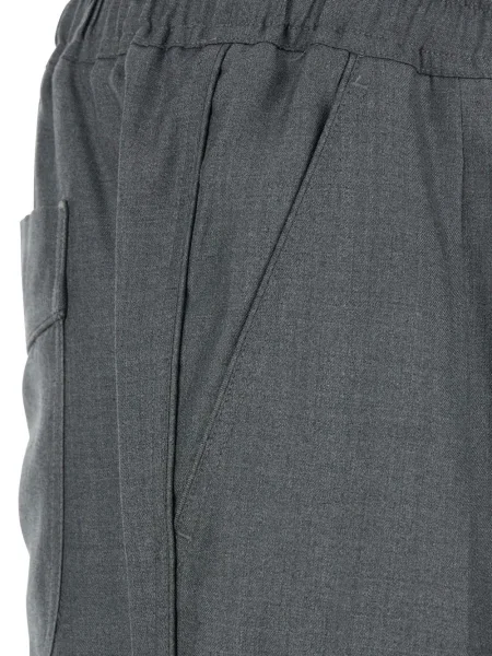 Pantaloni Tom Ford plisate gri