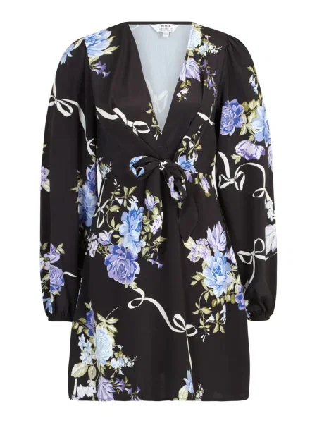 Dorothy Perkins Petite Šaty modrá čierna