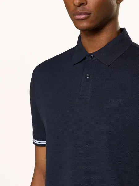Joop! Jeans Koszulka Polo Z Piki Amare blau granatowe
