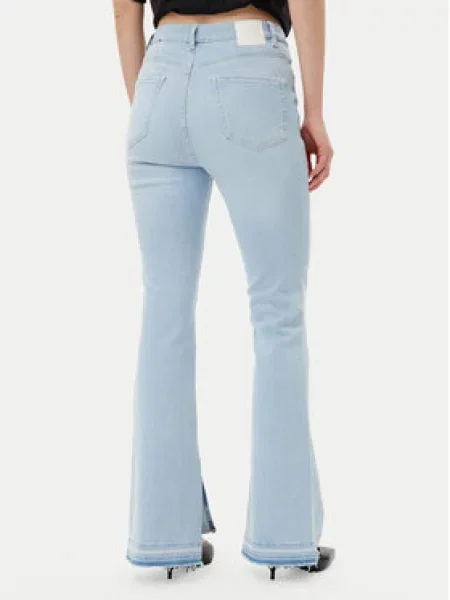 BOSS Farmer Rosa Bootcut Fit világoskék