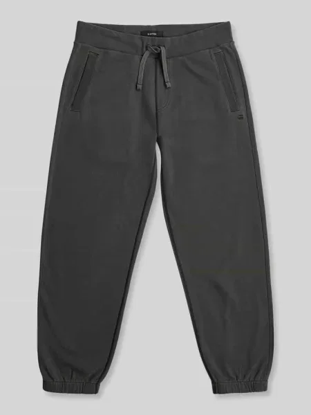 Spodnie dresowe o kroju relaxed fit z naszywką z logo G-star Raw szare