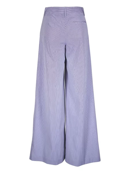 Pantaloni palazzo Twp cu dungi albastru