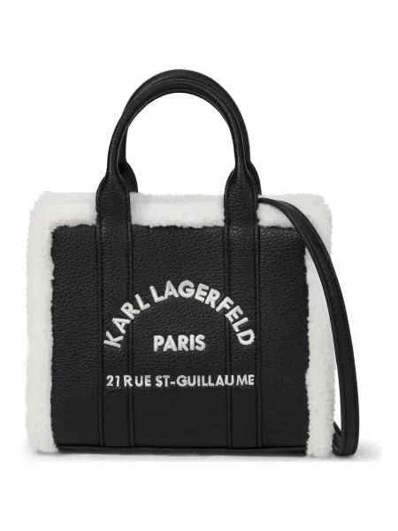 Geanta crossbody Karl Lagerfeld din piele negru